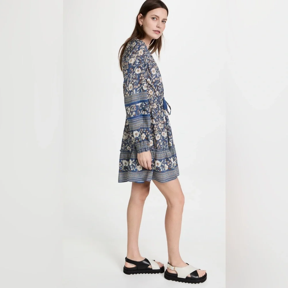 NWT $448 Veronica Beard Danica Printed Floral Dress